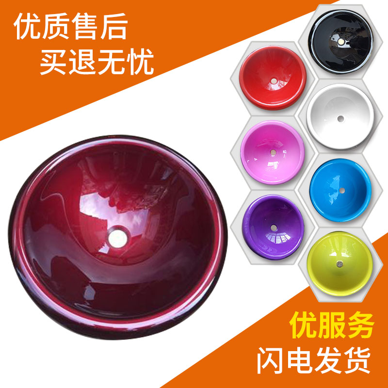 Embedded tempered glass round basin, hand wash, face wash basin, counter basin, toilet wash basin, bathroom basin