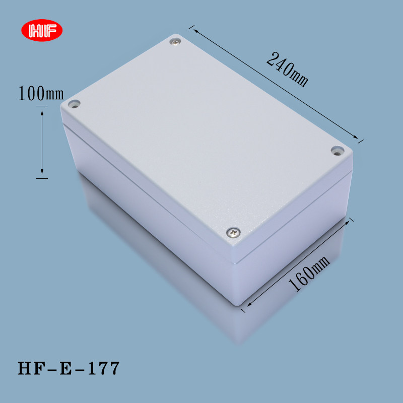 Die-cast aluminum outdoor waterproof power box junction box explosion-proof aluminum shell shielding box E-177 100*160*240mm