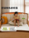 Genji Wood Language Solid Wood Semi-High Bed for Bedroom, Soft Backrest Bed for Adults and Children, Multifunctional Home Use Bed with Storage and Night Light