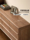 Genji Wood Light Walnut Color Solid Wood Chest of Drawers Modern Minimalist Ash Wood Side Cabinet Bedroom Home Storage Cabinet