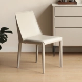 源氏木语 Столовый стул для мягкого пакета для бытового простых железных искусств 𫔮 Стул INS Backrest Stul Nordic Style Saddle Стул