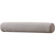 Genji Wood Language Fabric Sofa Headrest Leisure Height Pillow Modern Simple Long Pillow Removable Neck Pillow