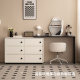 Genji Wood Language Solid Wood Makeup Table Bedroom Mid-Century Style Chest of Drawers Dressing Table Home Use Beech Corner Makeup Table