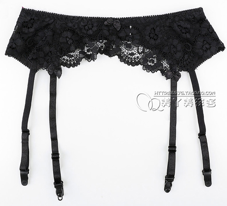 Đẹp làm đẹp garter ren gợi cảm bên garter móc điều chỉnh vớ đối tác thịt màu đen dây nịt móc tất đẹp cho nữ
