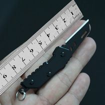 Portable mini knife folding knife sharp can hang key chain knife pocket knife outdoor portable self-defense knife