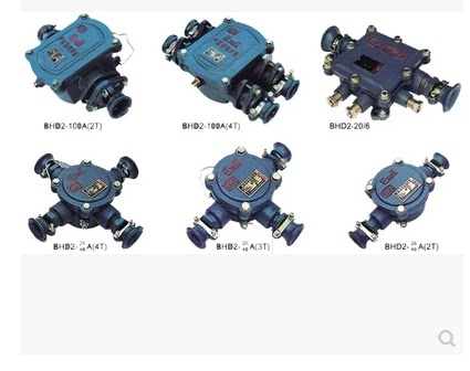 BHD2-100A 660V-4T pass mine junction box flameproof junction box low voltage cable junction box