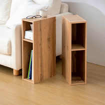 Ultra-narrow crack cabinet wall side storage cabinet small narrow cabinet bedside cabinet gap bathroom kitchen original wooden door 15cm