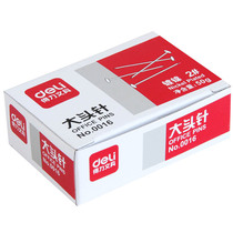 得力文具 deli 0016 办公用品 大头针 大头钉 镀镍大头针 50g 盒