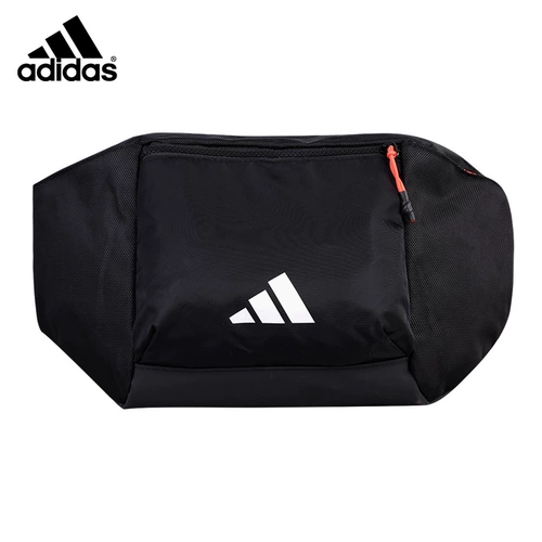 Adidas, спортивная поясная сумка, черная барсетка подходит для мужчин и женщин для велоспорта, для бега