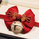 Собаки и кошки возглавляют Corki Gentleman Bow Pet Pet Shiba Inu средний ошейник для собак Свадебные свадебные украшения