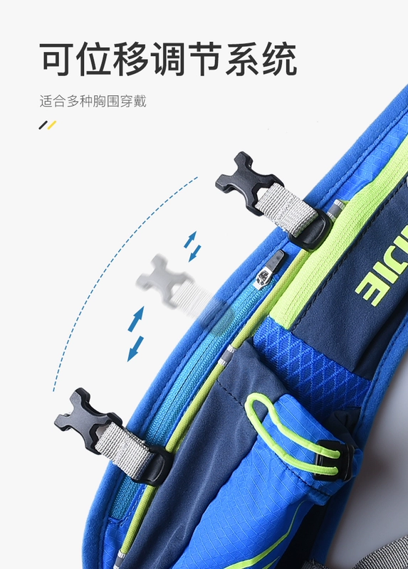 gậy leo núi pioneer Ba lô chạy bộ xuyên quốc gia Onijie 5.5L Túi đi xe đạp nam và nữ Ba lô Marathon Nhẹ Túi đựng bình nước vừa khít gậy đi trekking bền gậy leo núi