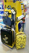 Hong Kong Mannings printed small yellow suitcase Suitcase boarding box 20 inches