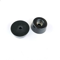 Rubber foot pad round shock-absorbing non-slip moisture-proof furniture table and chair chassis protection feet black environmental protection soft rubber wear-resistant