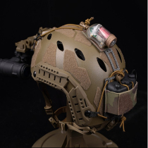 Live-action CS Tactical helmet Top Fitted With Magic Sticker Night Vision Instrument Battery Portable Containing Bag Personality Dress