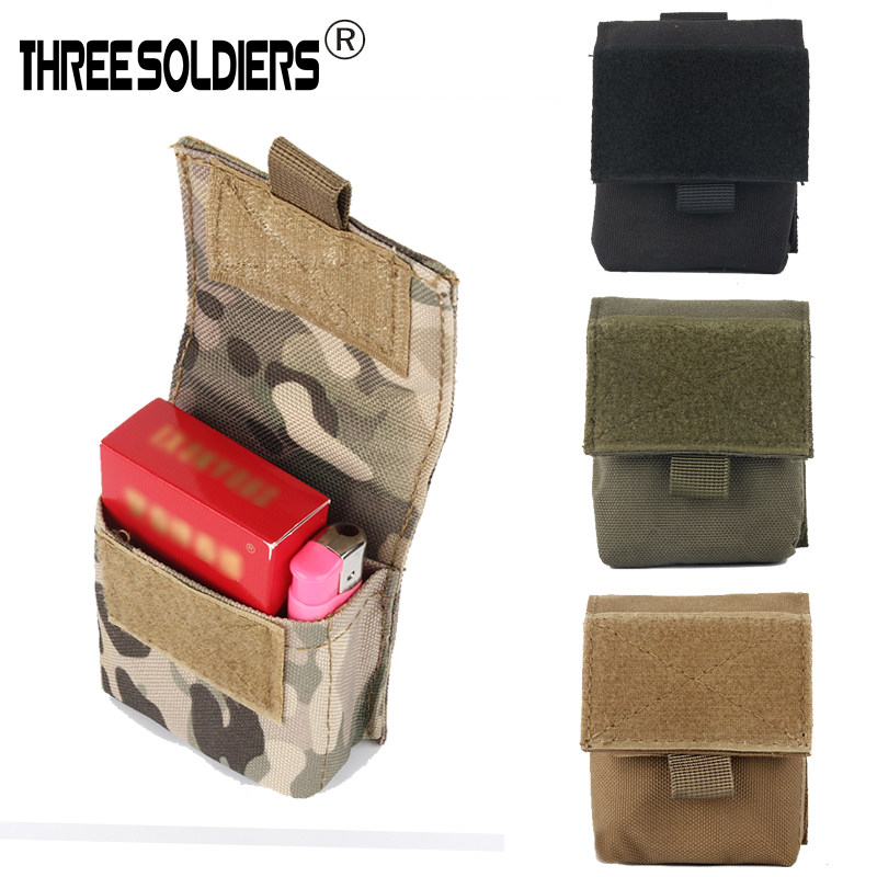 Military fans CS tactical MOLLE accessory small bag multi-functional sundries storage pocket camouflage cigarette case bag