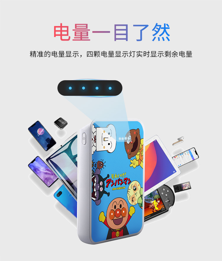Bánh mì Nhật Bản Superman mini sạc kho báu cô gái hoạt hình dễ thương sáng tạo điện thoại di động siêu mỏng nhỏ cầm tay - Ngân hàng điện thoại di động sạc dự phòng hoco 20000mah