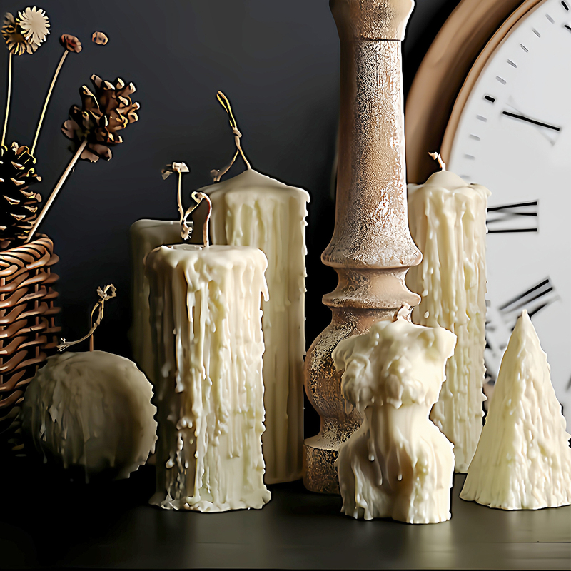 Whisper Wabi-Sabi Style Retro Wax Aesthetic Aromatherapy Candle Niche High-End Handmade Large-Capacity Decorative Ornament Whisper Wabi-Sabi Style Retro Wax Aesthetic Aromatherapy Candle Niche High-End Handmade Large-Capacity Decorative Ornament