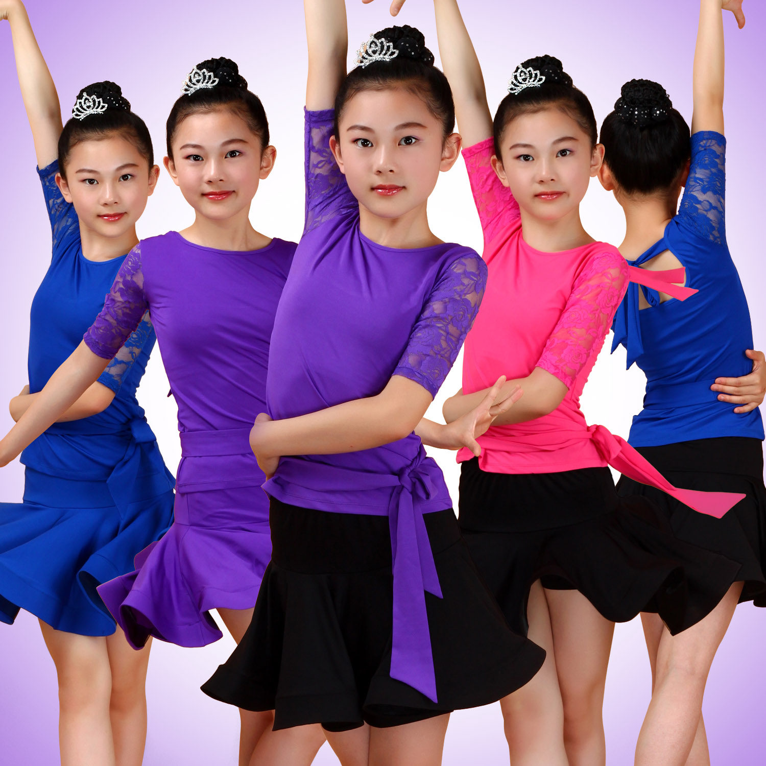 Children Latin Dance Dress Girls Girls Dance Exercises the Latin Dance Costume Contest the Costume Competition for the Costume Summer