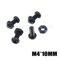 Fixed dust cover M4 * 10mm (without fan fixing fan cover) screw nut bolts