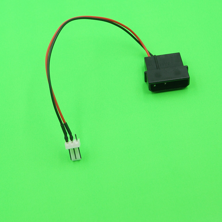 3-pin fan transfer large 4P (power D-type interface) transfer cable large 4p to 4-way 3pin
