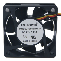 EG POWER 6CM 6020 12V cooling fan EG6020H12S 0 19A