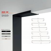 Aluminum alloy double-packed one-piece dumb mouth cover window cover door cover metal balcony bathroom door frame edging