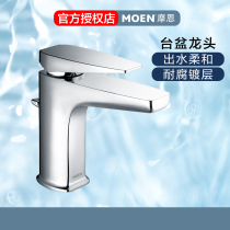 Moen hot and cold water basin faucet sink three holes double handle wash basin faucet Diamond series 68121