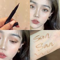 South Korea 3CE eyeliner pen waterproof non-dizziness long-lasting Brown very thin head novice beginner female brand name