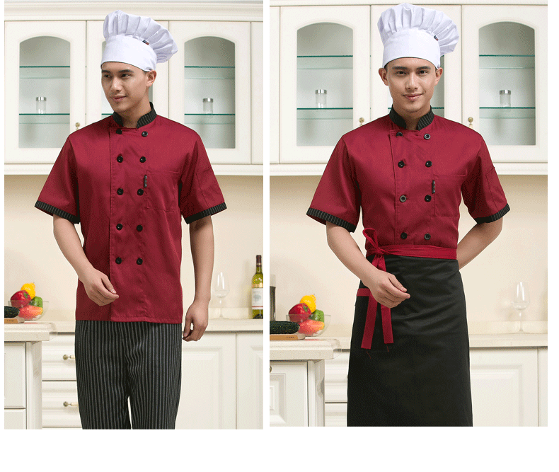 Veste chef cuisinier en coton - Ref 1911192 Image 7