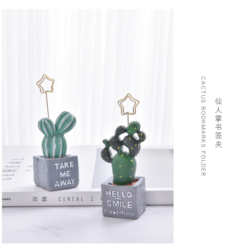 Sáng tạo phim hoạt hình xương rồng thực vật thư mục ảnh máy tính tin nhắn thư mục chủ thẻ kinh doanh bưu thiếp ghi chú clip trang trí dcor shop phụ kiện trang trí nhà đẹp
