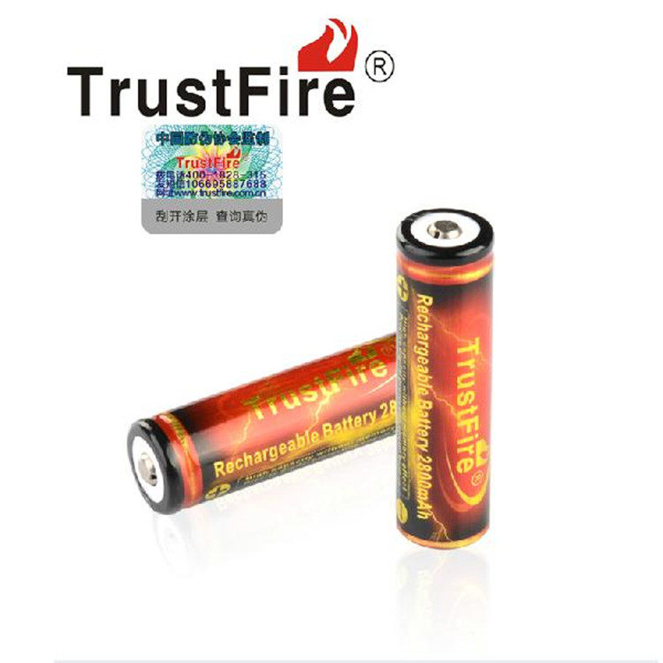 TrustFire 18650 Rechargeable lithium battery 3000MAH Flashlight lithium battery