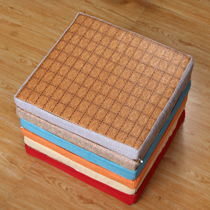 Removable and washable rattan seat cushion Summer cool pad High elastic sponge office chair cushion Tatami breathable booster seat cushion