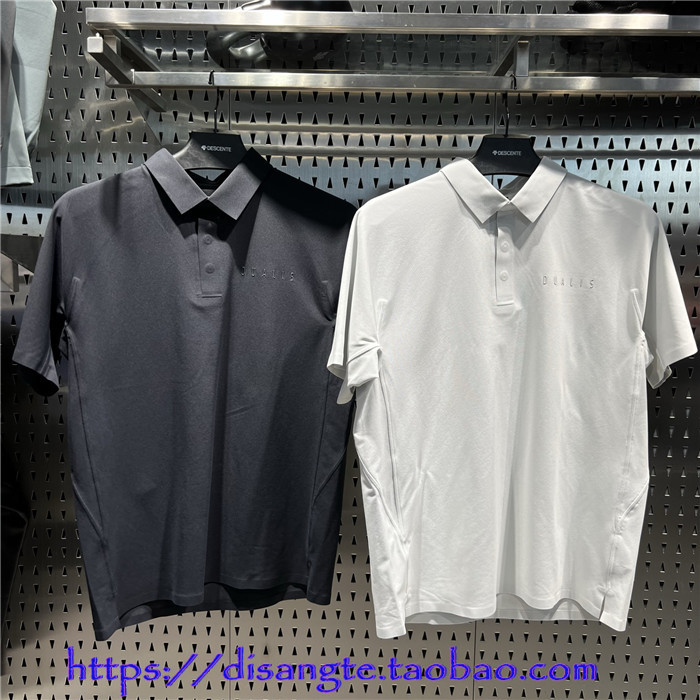 DESCENTE Desante DUALIS men's sports lapel quick-drying short-sleeved POLO shirt 22 summer D2231DPS89