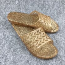 2021 spring summer autumn and winter Crystal Princess transparent color soft and comfortable non-slip non-smelly feet ladies bathroom home slippers