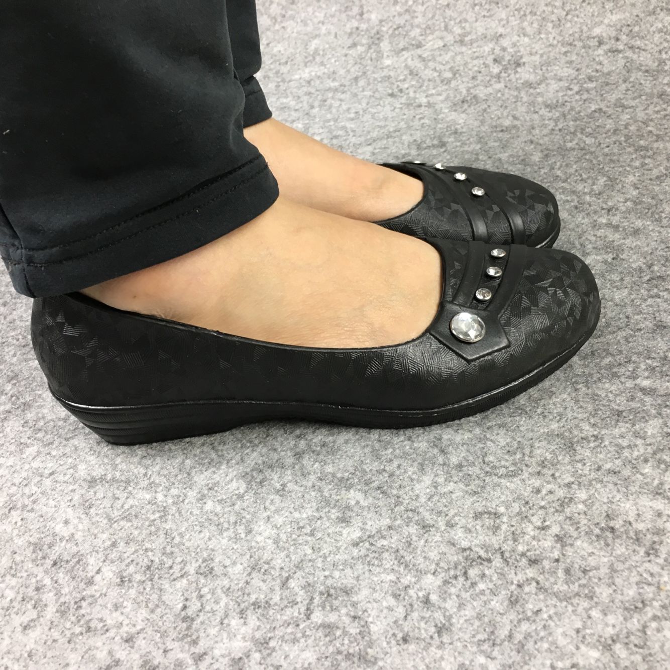 Classic Pure Black Lady Glue Shoes Low Cylinder Rainy Day Waterproof Buy Vegetable Flat Heel Base Anti Slip Comfort Pure Glue Waterproof Autumn Shoes