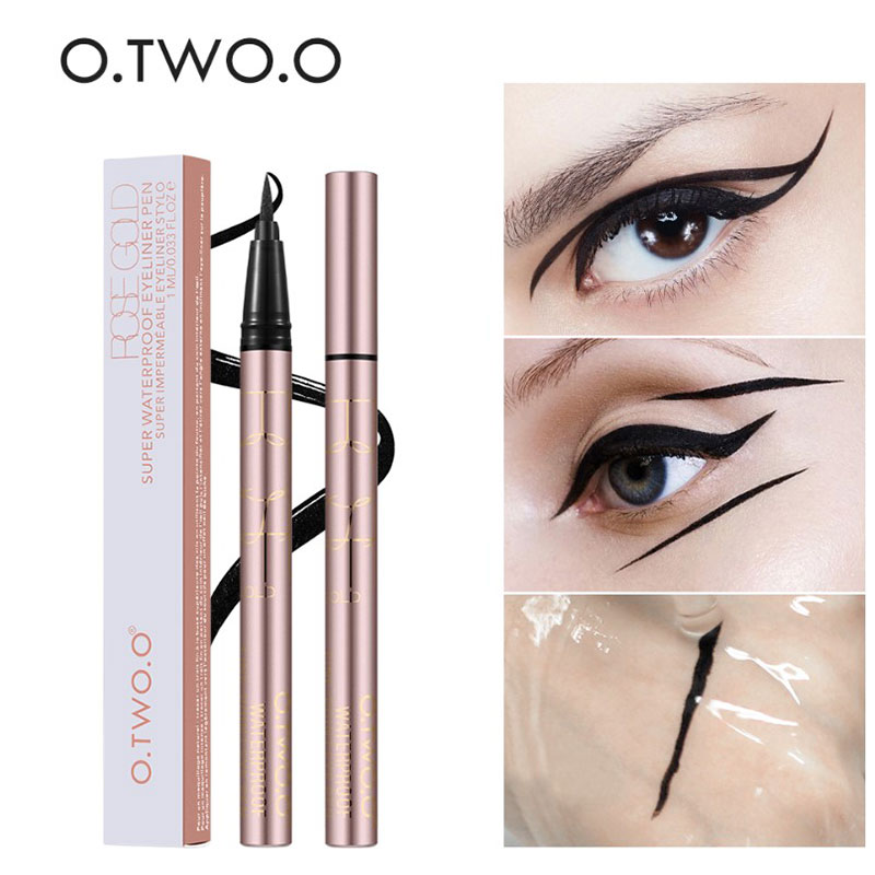 Speed dry sponge head waterproof and Han lasting not fainting black eye line fluid inner eye line sketching stage beginners