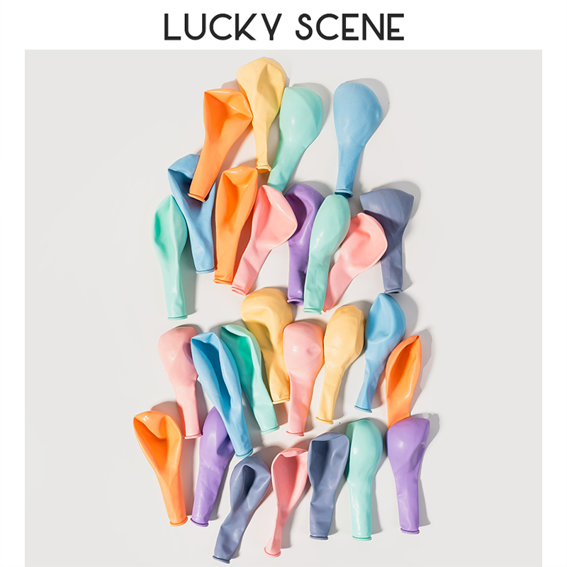 (Auspicious Props) Sub-Light Macaron Balloons Senteo Ideas Trend Birthday Children Party Gathering Decorations-Taobao