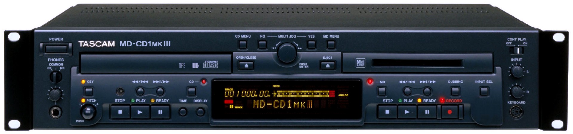 【極美品】TASCAM MD-CD1MKⅢ MD-CD1MK3 リモコン付き 極美品】TASCAM MD-CD1MKⅢ MD-CD1MK3 リモコン付き MD-CD1MKIII