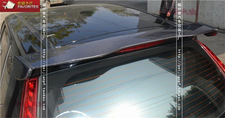 Honda 3 thế hệ 14 ~ 19 phù hợp GK5 sửa đổi không giới hạn bằng sợi carbon phía trên cánh gió cố định cánh lướt gió bao quanh - Sopida trên