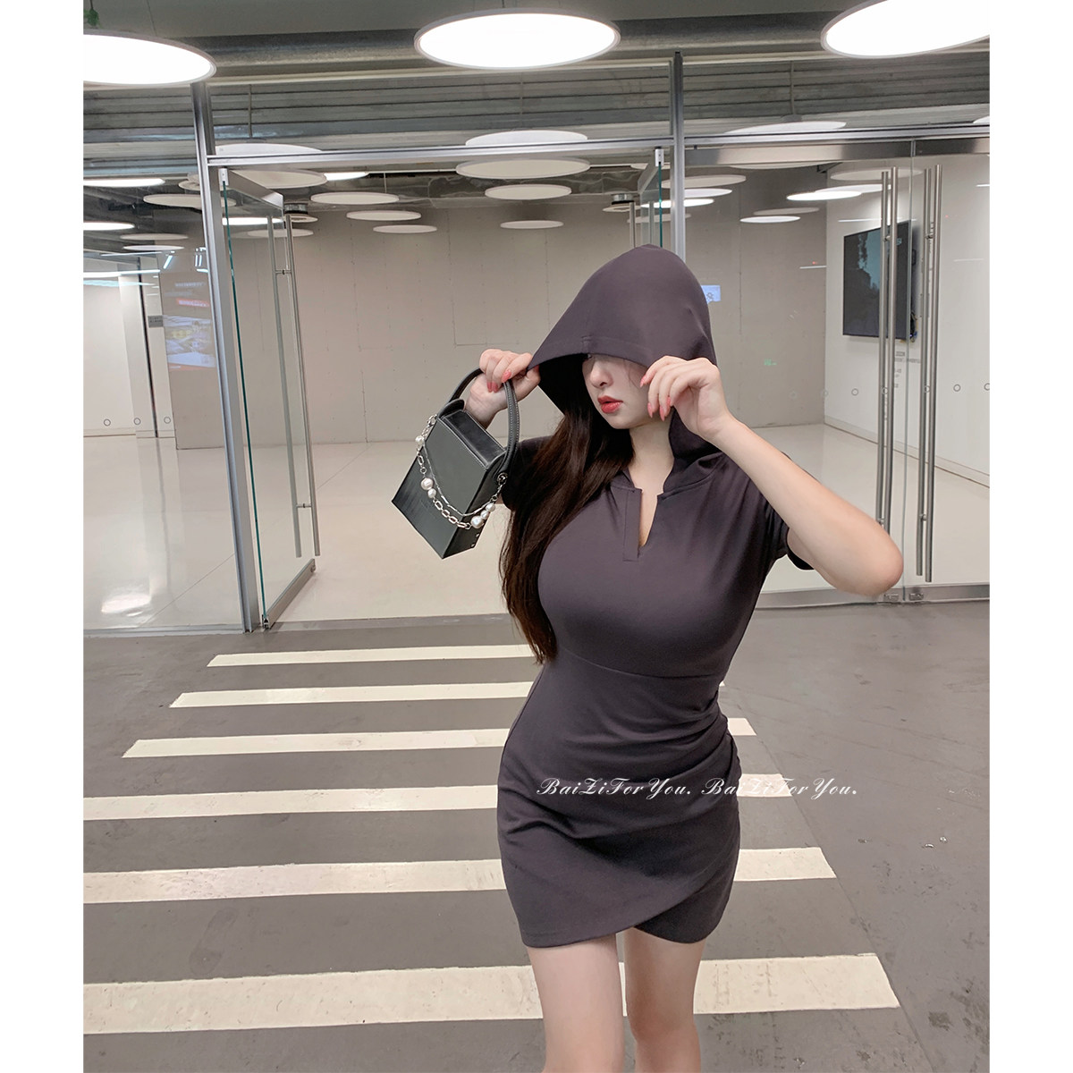 (Really Giant and thin, ah, skirt) week white with slim fit and casual comfort not even clot dress lady-Taobao