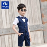 Детский наряд для музыкальных выступлений для мальчиков, платье, костюм, жилет, комплект, наряд на выход