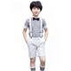 Trẻ em ăn mặc cô gái nhỏ hoa chủ nhà của cậu bé biểu diễn hợp xướng bib set boy piano hiệu suất trang phục mùa hè - Váy trẻ em bộ tuxedo bé trai Váy trẻ em