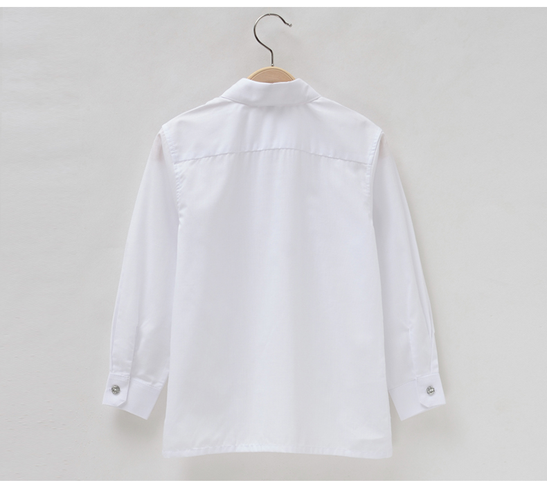 Áo sơ mi bé trai Hàn Quốc Quần áo trẻ em cotton mùa xuân và mùa thu áo sơ mi dài tay bé trai áo sơ mi trắng trong đồng phục học sinh lớn shop đồ trẻ em