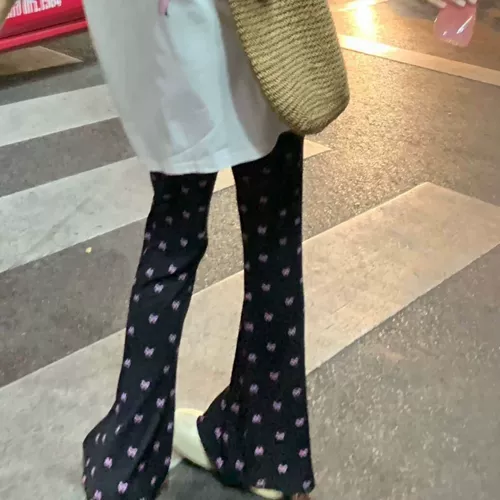 Летние приталенные штаны с бантиком, эластичная талия