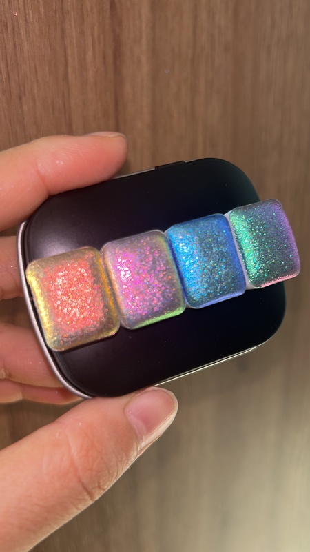 Dream Core Paradise Series Aurora Powder Super Chameleon Pearlescent Watercolor Calligraphy Painting Latte Art Nail Art Pigment Dream Core Paradise Series Aurora Powder Super Chameleon Pearlescent Watercolor Calligraphy Painting Latte Art Nail Art Pigment