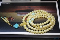 The beauty of the lonely original natural Russian material yellow white flowers 108 with green pine