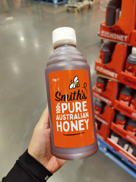 Costco Australia Imported Pure Honey Smith' Bottled Breakfast Helper 1kg Large Jar of Jam
