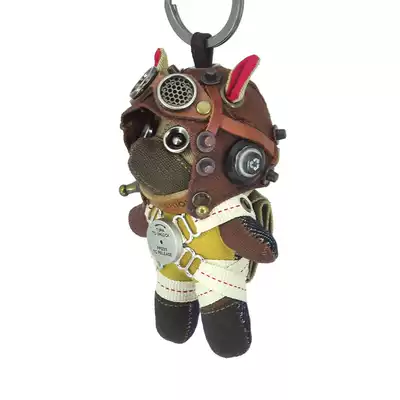 Steam Elf Original pilot series yuppie personality retro Wang star creative pendant brown hat