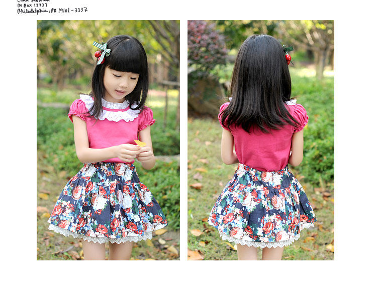 Jupe pour fille en coton - Ref 2050438 Image 51