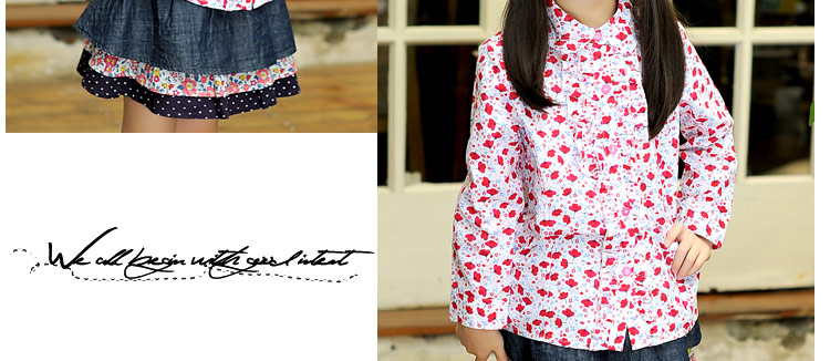Chemise fille à manche longue en coton - Ref 2085488 Image 36